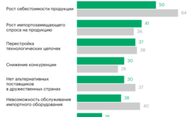 Бизнес назвал ключевые проблемы импортозамещения. Инфографика